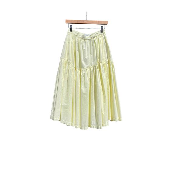 NEW FABIANA PIGNA paru midi skirt in custard - Picture 1 of 2